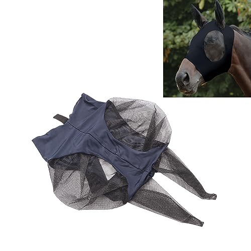 Cobertura Facial de Cavalo, Proteção Facial Respirável para Proteção de Cavalos Evita Insetos Poliur