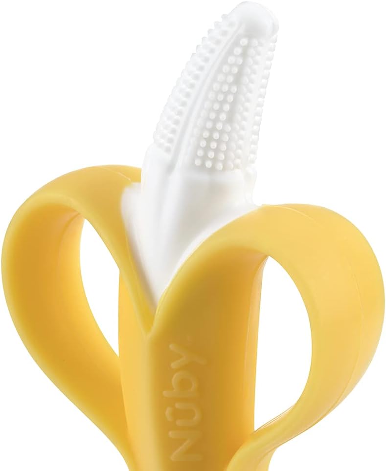 Nuby Massageador Dental Banana Amarelo