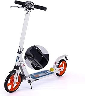 SEESEE.U Adult Kick Scooter Foldables with Handbrake, Foldable Commuter Scooters with Big WheelsChristmas Gift for Women/Men/Teens/Kids, Up to 100kg, Non-Electric