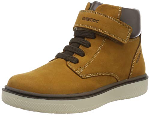 Geox J RIDDOCK Boy WPF A, Botas Chukka Niños, Amarillo (Dk Yellow C2006), 35 EU