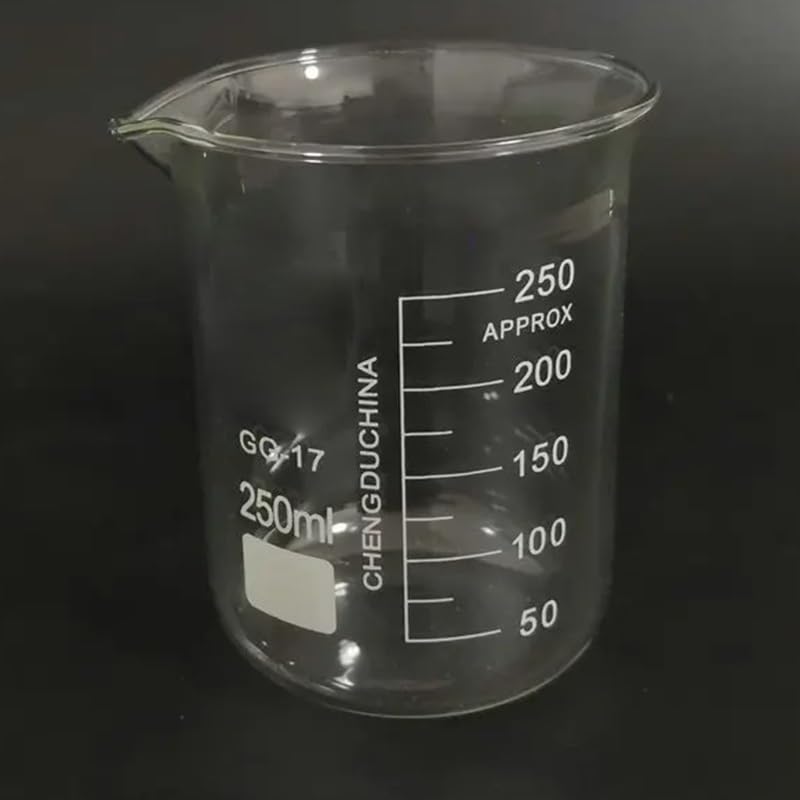 Bécher en verre gradué transparent ultra lisible de 25 ml à 2000 ml - 5