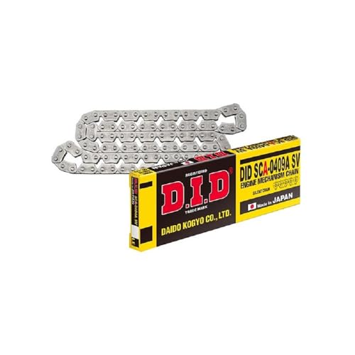 DID Unisex-Adult 5399101103 STEUERKETTE SCA-0409A SV – Länge: 110 Glieder, Other, One Size