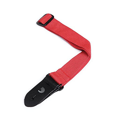 Planet Waves PWSUKE301 Sangle Ukulele rouge - Les Beatles, Paul McCartney, John Lennon, RIngo Starr, George Harrison Planet Waves PWSUKE301 Sangle Ukulele rouge