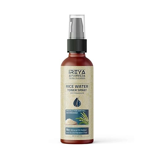 Spray de agua de arroz, 6.8 fl oz (6.76 onzas) con romero, extracto de Aloevera y suero de agua de arroz fermentado para el crecimiento del cabello,