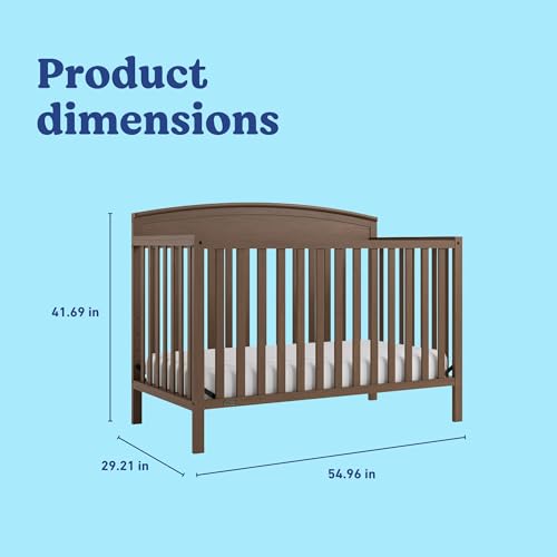 Graco Benton 5-in-1 Convertible Crib, Hazelnut - image 4