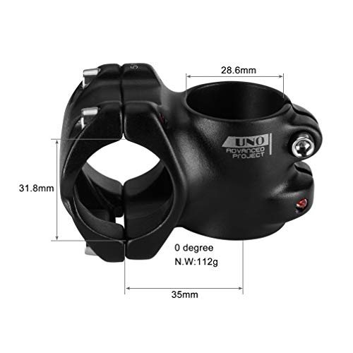 Fomtor F0526_35 31.8 Short Bike Stem Forged Mtb Stem For Most Mountain Bike, Road Bike thumb #1