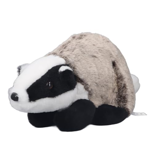 Hiraith Juguete de Mofeta de Peluche Realista, Muñeco de Peluche Suave, Decoración para Niños, Hecho de Material de Felpa, Adecuado para Exhibir en Estantes, Camas, Sofás o como Juguete