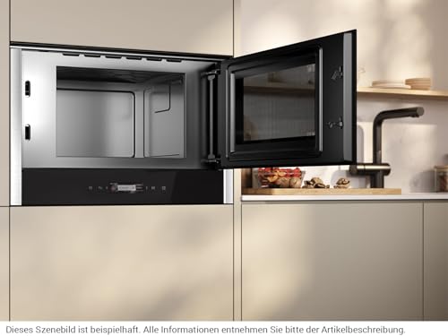 NEFF NR4WR21N1, N70, Einbau-Mikrowelle, Integrierbare Mikrowelle ohne Grill 40 x 60cm, Full Touch TFT-Display, Automatikprogramme, Easy Clean, LED-Innenbeleuchtung, Edelstahl 5 NEFF NR4WR21N1, N70, Einbau-Mikrowelle, Integrierbare Mikrowelle ohne Grill 40 x 60cm, Full Touch TFT-Display, Automatikprogramme, Easy Clean, LED-Innenbeleuchtung, Edelstahl