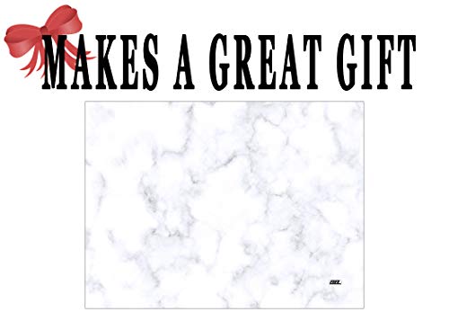 Gray Grey White Marble Art Kitchen Glass Cutting Board Modern Decorative Gift Abstract Wavy Contrast Design #TOP3