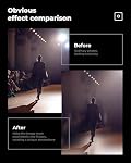 K&F CONCEPT 82mm Centerfield Split Diopter Filter Double Glass Special Effect Camera Lens Filter (Nano-B Series)