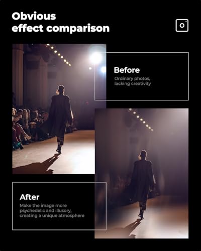 Image of K&F Concept 67mm Center Field Split Diopter Effect Filter Keeps The Focus, Multi-Layer Coated Subjects Center Opening Focus Filter for Camera Lens