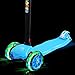 IMMEK Patinete de 3 Ruedas Scooter con Led Luces Manillar Altura Ajustable...