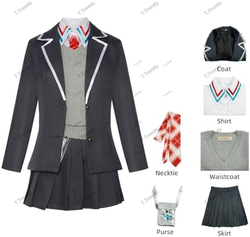 Amazon.co.jp: [MYJYG] けんもち 剣持刀子 コスプレ 衣装 制服
