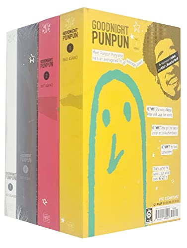 Viz LLC ltd Goodnight Punpun Series Volumen 1 2 6 7 Colección 4 Libros de Inio Asano