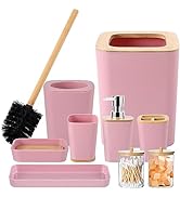 Amazon.com: XLHOMO Navy Blue Bathroom Accessories Set 17PCS