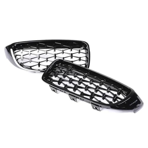 Calandre Noire Brillante BMW Série 4 F32 F33 F36 2013-2020 Look Carbone Style Diamond