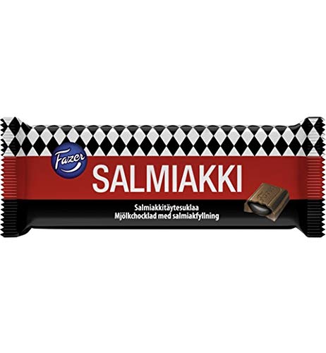 Fazer Salty Liquorice Chocolate 6 bars of