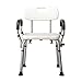 Produktbild Guoyajf Duschbad Lift Chair Sitz, Handicap Hocker Bank Transfer SPA Badezimmer, Heavy Duty Einstellbar 3 Höhe No Tools Montage rutschfest (Mit Rücken Und Arme)