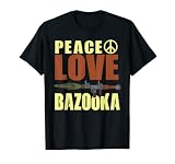 Bazooka Peace Love T-Shirt