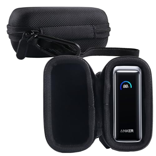 WERJIA ���[�P�[�X �݊���Anker Prime Power Bank (9600mAh, 65W, Fusion) ���o�C���o�b�e���[ �ی�Ή����[�P�[�X