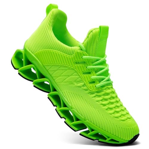 Image of Mens Slip on Walking Running Shoes Blade Tennis Casual Fashion Sneakers Comfort Non Slip Work Sport Athletic Trainer