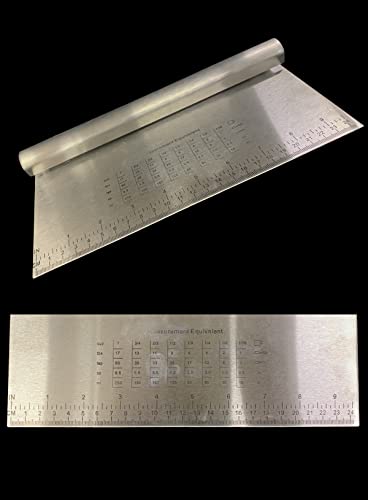 Image of Cake Decor Stainless Steel Large Dough Scrapper with Stainless Steel Handle - 24 cm