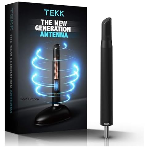 TEKK Short Antenna Compatible with Ford Bronco 2021-2025 | Designed for Optimized FM/AM Reception | 4.8 Inches Cover