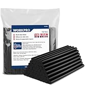 WORKPRO 100 Pack Black Hot Melt Adhesive Glue Sticks for All-Temp Glue Guns, 0.43x8 Inches, Multi...