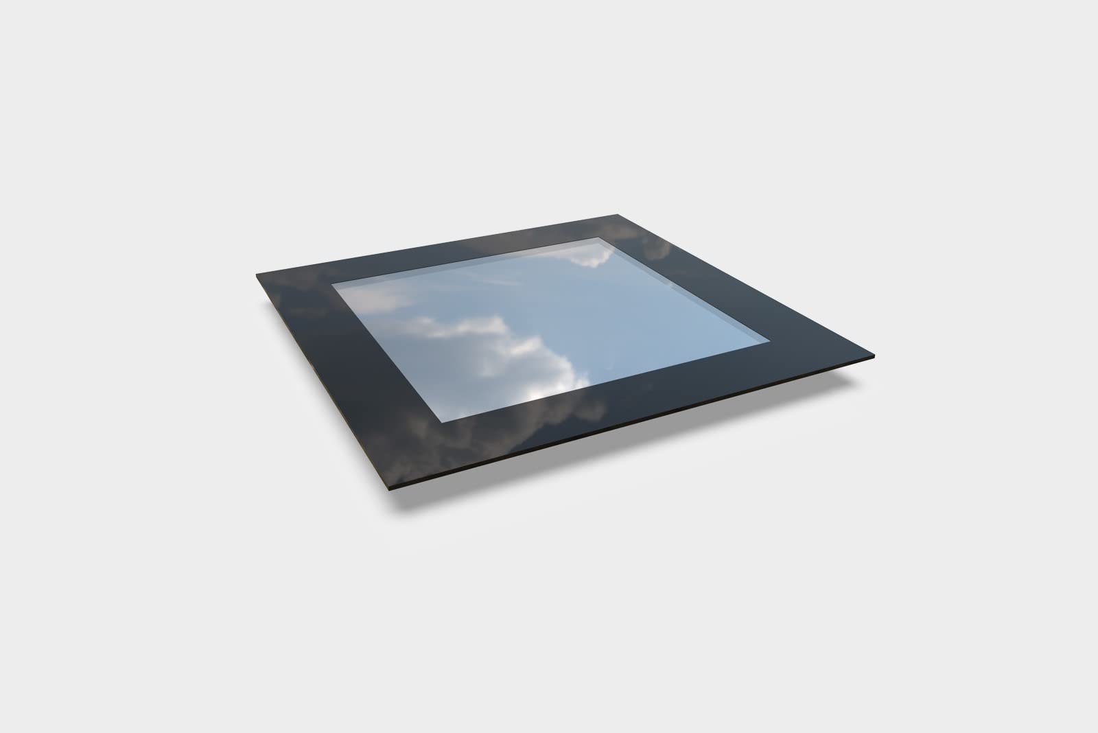 Skylight 500 x 500 mm Triple Glazed Rooflight Window Toughened Glass
