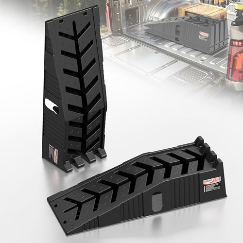 TOWKING 16000lb Stackable Heavy Duty Car Ramps for Oil...