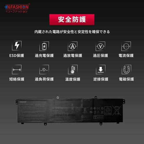In Fashion ASUSΉ ASUS Vivobook Go 14 S1404 y11.55V 3640mAhz ubN Ήp PC ݊ obe[ N[jOV[gt(IKv) 2025IY-INFJP