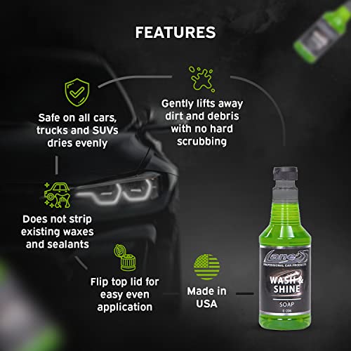 Jabón para autos Lane's 16 Fl Oz miniatura 2