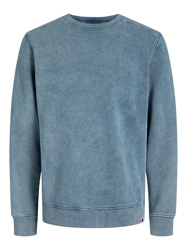 R.d.d. royal denim division Rdddawson Overdye Crew Neck Sweat L/S Sn, Orion Blue, M