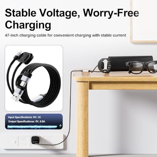 Cable de carga magnético para Meta de 47,2 pulgadas ideal para tu salón 4