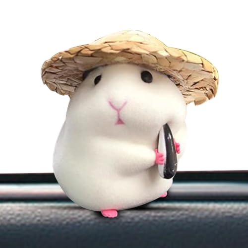 Decoraciones para salpicadero de coche de hámster, el regalo divertido ideal para toda la familia