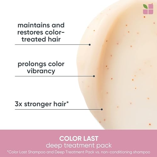 Biolage E2887500 Color Last Deep Treatment Pack | Leave-In Hair Mask | Helps Maintain Hair Color | With Orchid & Apricot Seeds | Vegan & Paraben-Free | For Color Treated Hair thumb #2