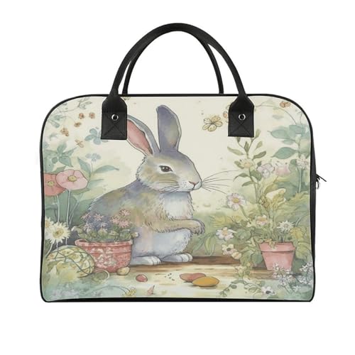 Maletín Garden Bunny ligero para laptop con correa ajustable miniatura 1