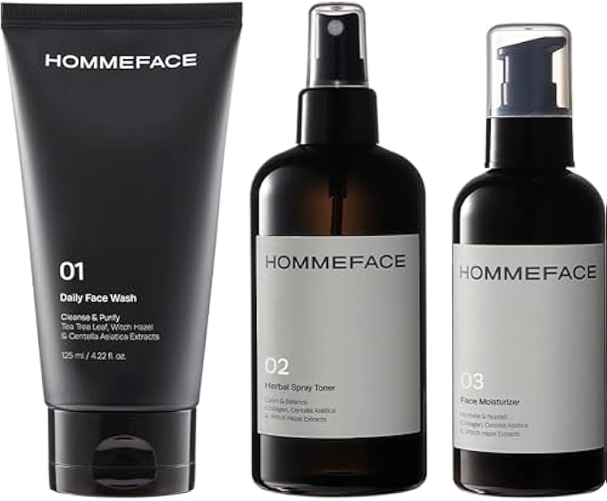 Daily Trio Skin Care Set for Men, 3-Step Routine