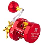 RYOBI RANMI Star Drag Conventional Fishing Reel 33lb Drag 10+1BB High Speed 6.8:1 Lightweight Round Trolling Jig Reel Perfect for Saltwater Fishing (Right Hand)