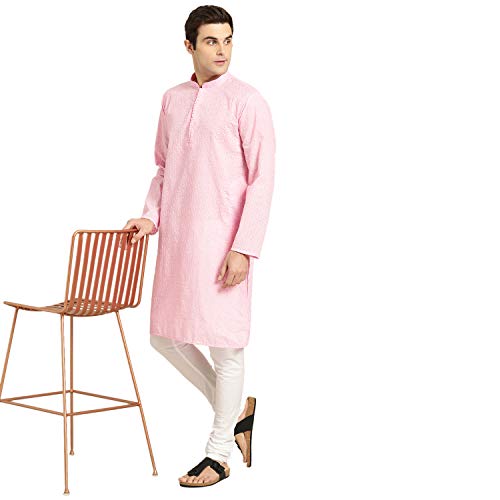 Sojanya (Since 1958 Men'S Pure Cotton Embroidered Only Kurta4