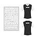 Sei 3/4-inch White Sport Flock Iron-on Transfer Letters