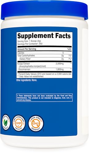 Nutricost Glucomannan Powder