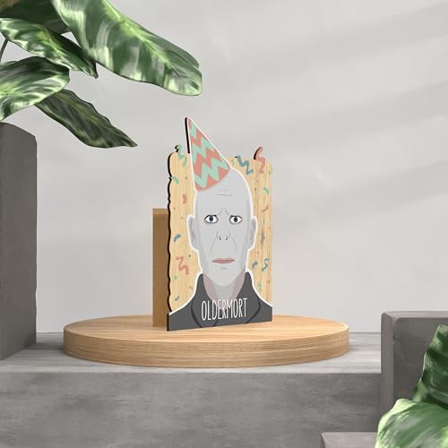 Lieblings Muggel Holzkarte - Oldermort Geburtstagskarte mit Umschlag | oldermort karte, Muggle, Lustige Geburtstagskarte, Zauberin, Zauberer, Witzige Geschenkidee für Fantasy-Liebhaber, Magie Geschenk