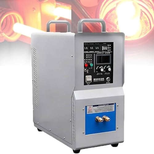 XueFulxion 15KW Portable Induction Melting Furnace, Metal Heating Device for Welding, Quenching, Annealing & Smelting,40°C to 2000°C Temperature Range,Safe Industrial Tool