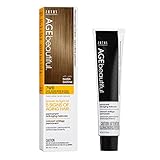 AGE beautiful Permanent Hair Color Dye Liqui Creme | 100% Gray Coverage | Anti-Aging Haircolor | Biotin for Thicker, Fuller Hair | Professional Salon Coloring | 7WB Dark Warm Beige Blonde