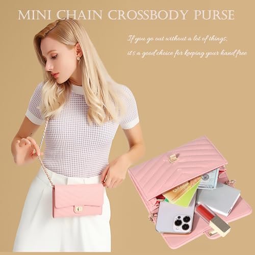Image of YAZEKOUS Crossbody Bags Small Purse for Women Leather Phone Clutch Purses