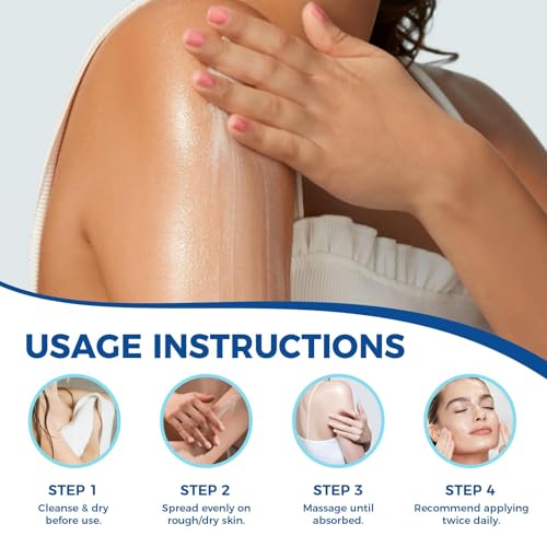 Image of OUKEYA Urea Cream for Dry Chapped Skin with 10% Urea Deep Moisturizer Body Lotion, Softens & Soothes Hands Elbows Feet Hydrates Locks in Moisture, Fast Absorbing & Non-Greasy, 11.28 oz Large Capacity