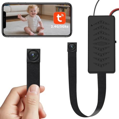 Camera Espion WiFi, Mini Camera Cachée sans Fil pour Bureau Domicile, 6H
