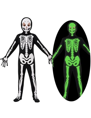 Disfraz de Esqueleto para Niño Halloween Talla XL