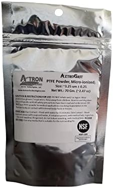 PTFE Powder (Teflon Powder), **MICRO-IONIZED**; (3.25 microns ± 0.25); ~2.47 oz (70 gm)